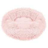 Culcus moale, pentru caine/pisica, roz murdar, 50 cm, Springos