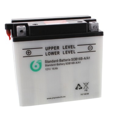 Baterie 12V16Ah moto + electrolit YB16B-A/A1 6-ON Cod Produs: MX_NEW 7070066MA foto
