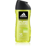 Cumpara ieftin Adidas Pure Game gel de dus pentru față, corp și păr 3 in 1 pentru bărbați 250 ml