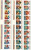 ROMANIA 1977 LP 928 LP 942 STEMELE JUDETELOR ( A - D ) SI ( E - V ) STRAIF DE 2 SERII MNH NESTAMPILAT