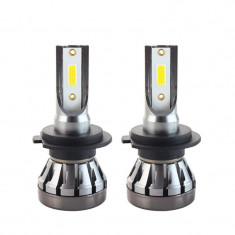 Resigilat Set 2 LED-uri Auto Techstar® C6S, H7, 30w, 6000 Lumeni, 6000K, AUTO, 12-24 Volti, DOB
