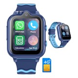 Cumpara ieftin Smartwatch Copii cu Cartelă SIM, GPS, WhatsApp, Wi-Fi, Apeluri Video, Mod Ascultare-Foto Spion, SOS, Control Aplicații, GITECH&reg; D35 Pro, Albastru
