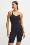 Casall costum de yoga Seamless Power culoarea negru, cu decolteu in v, 24150