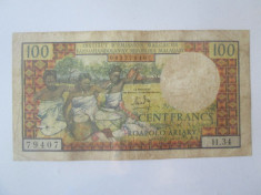 Madagascar 100 Francs=20 Ariary 1966 foto