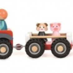 Tractor cu remorca si figurine, Egmont toys