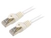 Patch cord S/FTP Cat 6a alb 20m, Gembird