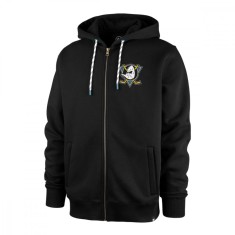 Anaheim Ducks hanorac de bărbați cu glugă back check 47 morris full zip hood - S