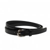 Curea dama, casual-eleganta, din piele ecologica, latime 1.8 cm, negru - CKD029, CK LEATHER