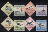 UNGARIA 1954 - Ziua aviatiei/ serie completa, Stampilat