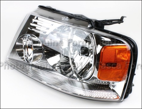 Far Ford F-Series F150 / F250 , 09.2003-10.2008, Alb, Tip bec H13 , omologare SAE, 7L3Z 13008 GA, Stanga