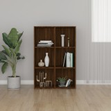 VidaXL Bibliotecă/Servantă, stejar maro, 66x30x98 cm, lemn prelucrat