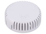 Carcasă pentru alarmă ABS albă ventilată 20,3mm Serie 1551V