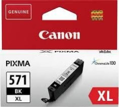 Cartus cerneala canon cli-571xl black capacitate 11ml pentru canon pixma mg6850/mg6851 canon pixma mg5750/mg5751 canon foto