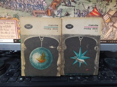 Herman Melville, Moby Dick vol. 1-2 BPT nr. 720-721 coperta Marcela Cordescu 134 foto