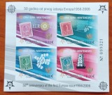 MUNTE-NEGRU-&#039;&#039;EU-CEPT-A50a. anivers&#039;&#039;- colita-MNH nestamp., Nestampilat