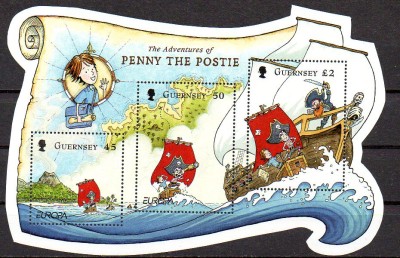 Guernsey 2010, EUROPA CEPT, bloc neuzat, MNH foto