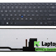 Tastatura Laptop Toshiba Tecra Z40-A iluminata (with mouse pointer)