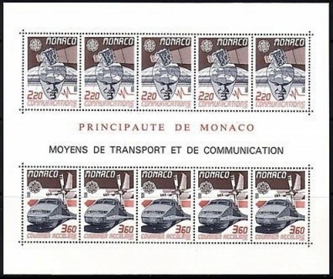 A44 - Monaco 1988 - Europa-cept neuzat,perfecta stare