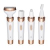 Epilator 4 in 1 pentru fata/picioare/urechi, Aorlis