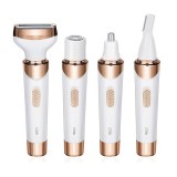Epilator 4 in 1 pentru fata/picioare/urechi, Aorlis