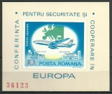 Cumpara ieftin 1977 - Conferinta pt securitate, avion, colita ndt neuzata