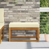 vidaXL Perna de Șezut pentru Exterior Crem 80 x 40 x 8 cm 900950