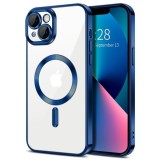 Husa pentru iPhone 13 - Techsuit Luxury Crystal MagSafe - Deep Blue