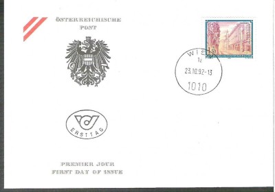 Austria &amp;Ouml;sterreich 1992 Freimarke FDC K.200 foto