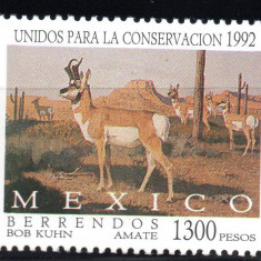 MEXIC 1992, Fauna, MNH, serie neuzata