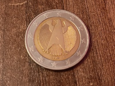C50 - Moneda foarte veche - 2 euro - Germania - 2002D foto