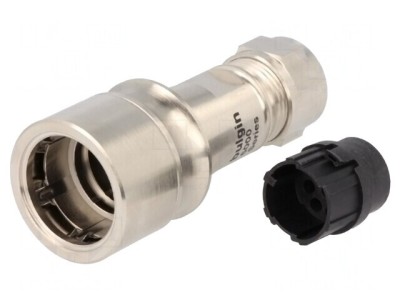 Conector circular mufă tată 8 pini fără contacte pe cablu foto