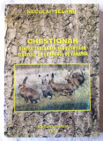 CHESTIONAR PENTRU EVALUAREA CUNOSTINTELOR TEORETICE LA EXAMENUL DE VANATOR, 2008