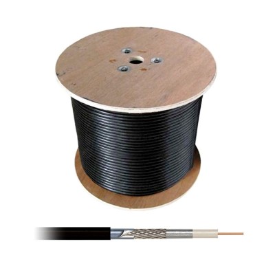 Cablu Coaxial RG6U Ecranat CCS-AL cu Sufa Otel 300m foto