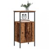 Gossi noptiere, 2 buc, lemn invechit, 41x31x80 cm, lemn prelucrat