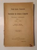 Ștefan Meteș - Vieața agrară, economică a rom&acirc;nilor din Ardeal și Ungaria (vol. 1) (1921) (puțin uzată, vezi descriere)