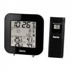 Statie meteo Hama EWS-200 Negru foto