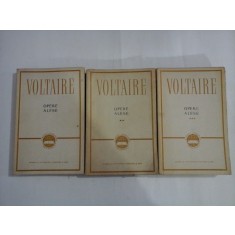 VOLTAIRE (3 volume) - CLASICII LITERATURII UNIVERSALE - BASTILIA, HENRIADA, BRUTUS