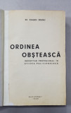 DR EUGEN BIANU ,ORDINEA OBSTEASCA , INDREPTAR PROFESIONAL IN STIINTA POLITIENASCA,BUC . 1938