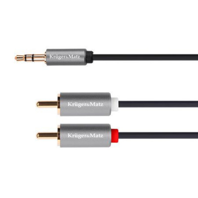 CABLU JACK 3.5 - 2RCA 5M BASIC K&amp;amp;M foto