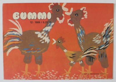 BUMMI , REVISTA PENTRU COPII IN LIMBA GERMANA , No. 12 , 1989 foto