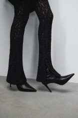 Answear Lab botine femei, culoarea negru, cu toc cui