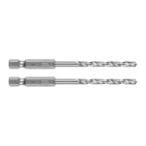 Set 2 burghie metalice hexagonale Graphite 4 mm pentru metal, DIN 338