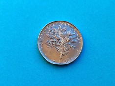 50 Lire 1971 Vatican-AUNC-luciu de batere