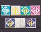 Cumpara ieftin ✅(S46) 1976 Guinea Ec. &quot;Olimp.Innsbruck &#039;76&quot;,schi PROOF ned.+6 faze de tipar,MNH
