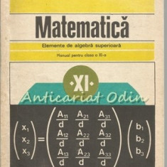 Matematica. Manual Pentru Clasa a XI-a - Constantin Udriste, Valeria Tomuleanu