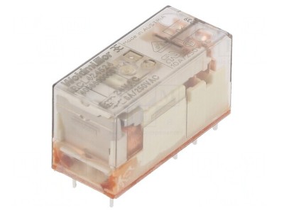 Releu Electromagnetic DPDT 24VAC 8A 250VAC foto