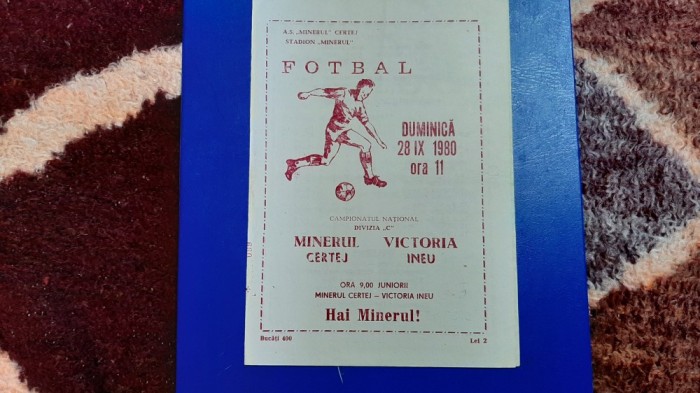 program Minerul Certej - Victoria Ineu