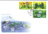 MOLDOVA 2008, FDC, Flora, Fauna, Europa