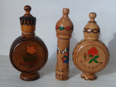 Sticlute pentru parfum Bulgaria-3 modele diferite-LOT 6 foto