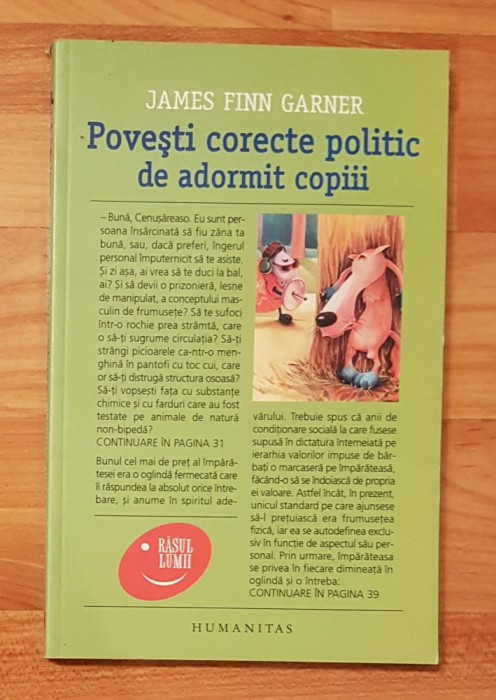 Povesti corecte politic de adormit copiii de James Finn Garner